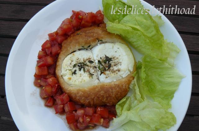 Tartelette au fromage de chèvre et ses tomates au balsamique - Photo par Communauté 750g