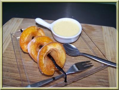 Brochettes d'abricots à la crème vanillée - Photo par jessicdg