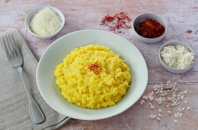 Risotto à la milanaise facile (sans os à moelle) - Photo par Silvia Santucci