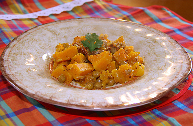 Recette Mijote De Butternut Aux Pois Chiches Et Abricots Secs 750g