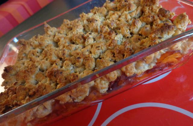 Crumble de carottes confites - Photo par fkatia