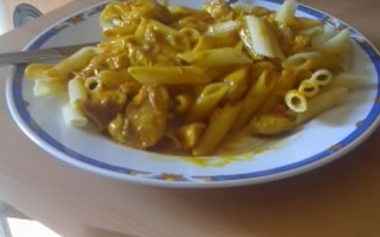 Pâtes au curry - Photo par maxime0V