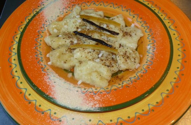 Gnocchis sucrés à la vanille - Photo par joellex41