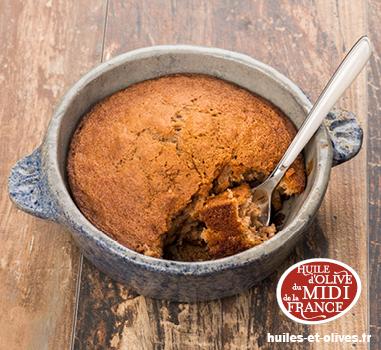 Gâteau moelleux à la crème de marrons et à l’huile d’olive - Photo par Gislain Lefranc
