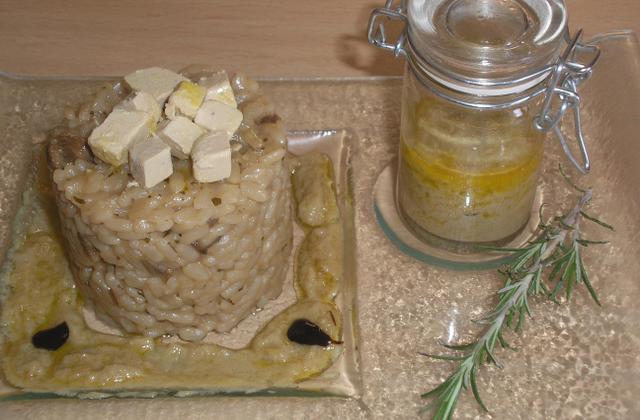 Risotto aux cèpes sauce au foie gras - Photo par mhouda