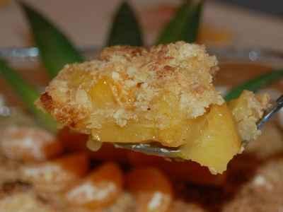 Crumble à l'ananas et clémentines - newelm
