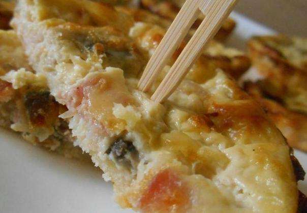 Mini quiches sans pâte jambon & champignon - La cuillère aux mille délices