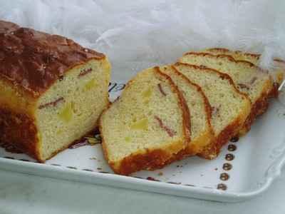 Cake au magret de canard fumé et aux pommes - newelm