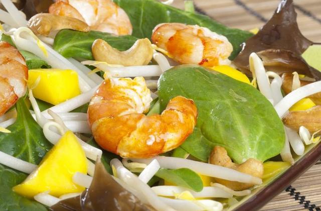 Salade Asiatique relevée - Photo par Amora