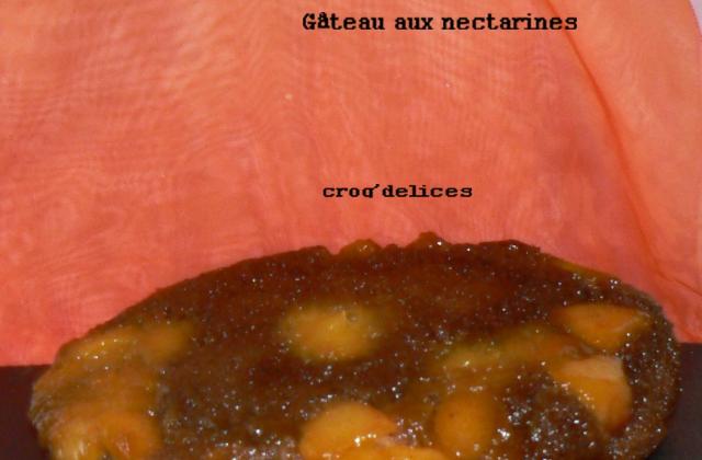Gâteau aux nectarines - Photo par mitoko