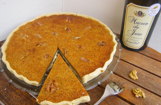 Tarte aux noix et Macvin du Jura - Photo par moum00