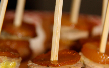 Sucettes de foie gras mangues et pain d'épices - Photo par jrichy