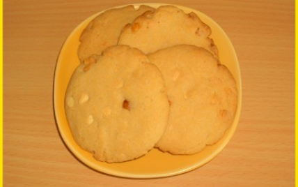 Cookies au beurre de cacahuètes et chocolat blanc - Photo par biscottine
