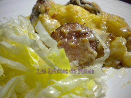 Gratin de pommes de terre au Comté et à la saucisse de Morteau - Photo par mimm10