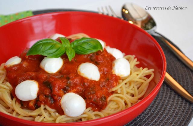 Spaghetti alla caprese - Photo par Communauté 750g