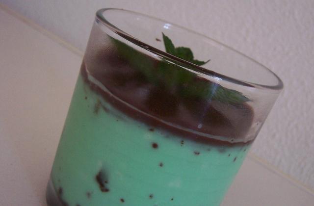 Panna cotta menthe-chocolat - Photo par Brownies84