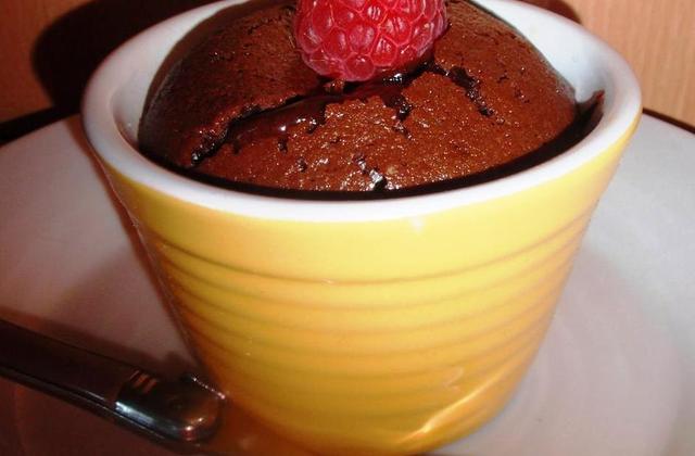 Coulant au chocolat & cœur praliné - Photo par La cuillère aux mille délices