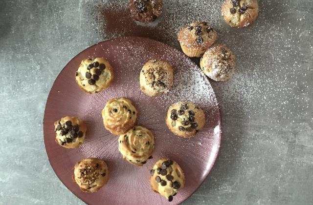 Muffins aux poires et aux pépites de chocolat - ED & CC