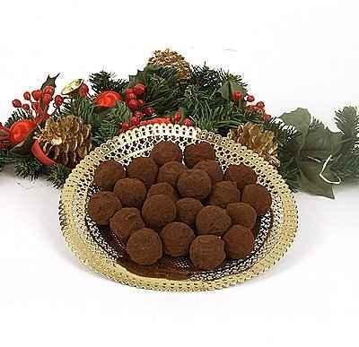 Truffes de Noël à l'Amaretto - Photo par Marie France Luijkx