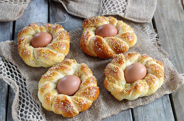 Brioches de Pâques - Photo par Silvia Santucci