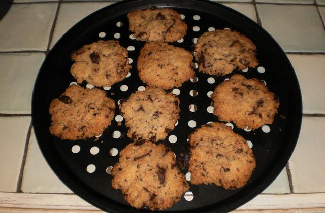 Cookies aux pépites de chocolat (levés au bicarbonate de soude) - Photo par yann19K