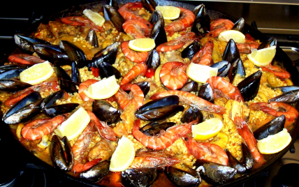 Paëlla au feu de bois - Photo par lionelX0