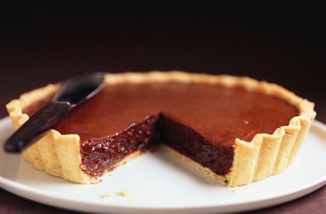 Tarte au chocolat noir - Photo par yann19K