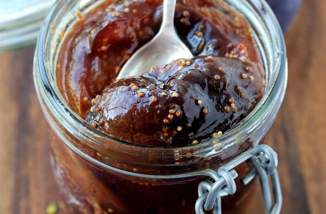 Confiture de figues à la vanille et au rhum - Photo par 750g