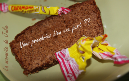 Cake aux carambars facile - Photo par lamarml