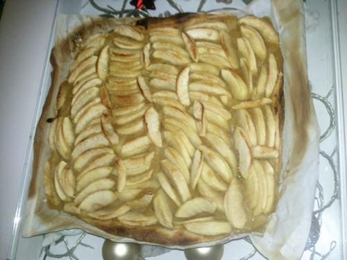 Tarte aux pommes à pâte feuilletée - sonia6