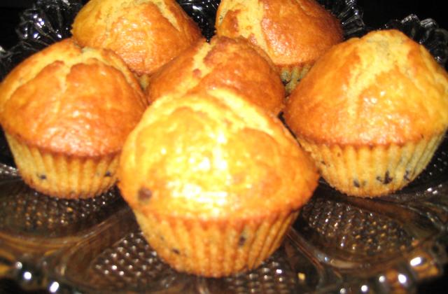 Muffins aux pépites de chocolat de grand-mère - celinezjh