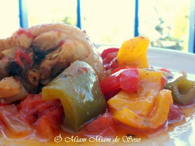 Poulet tricolore & pesto rouge - Photo par soso78410