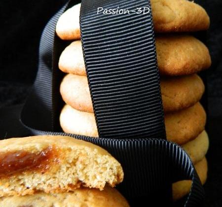 Cookies a la crème de nougat noir - Photo par passion-3D