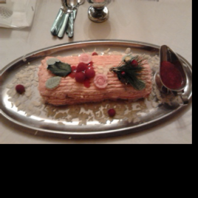 Bûche de Noël à la framboise inratable - Photo par Communauté 750g
