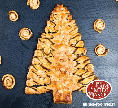 Sapin de Noël à la tapenade verte - Photo par Gislain Lefranc