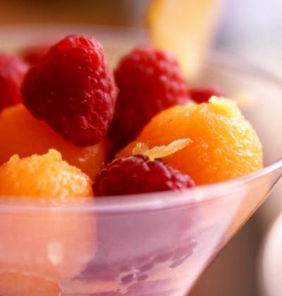 Salade de fruits façon Cocktail au Melon Framboise Litchi - Photo par charliG