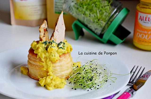 Vol au vent aux courgettes et pintade - Photo par Ponpon