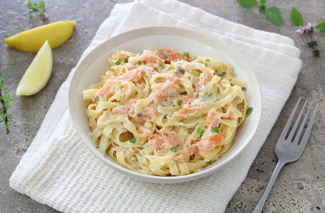 Tagliatelles au saumon fumé à l'italienne - Photo par Silvia Santucci