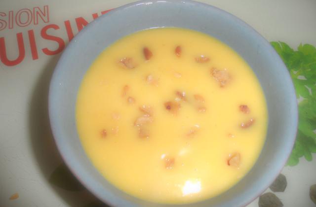 Soupe de patidou aux éclats de châtaignes - Photo par sissiayt