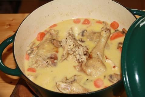 Blanquette de poule et riz - Photo par bernarip