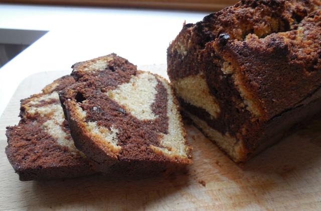 Cake marbré chocolat - cardamome - Photo par carofiH