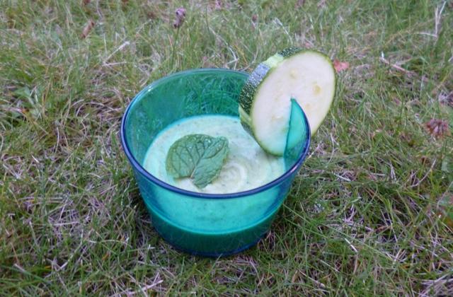 Gaspacho de courgettes marinées - Photo par c100dr