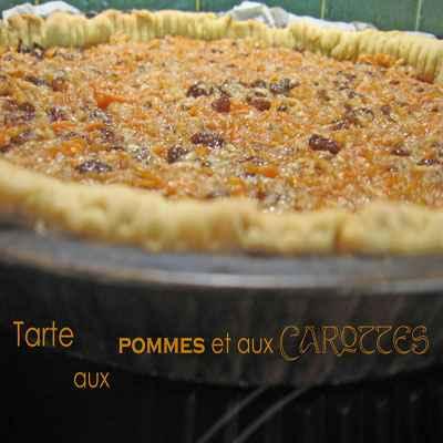 Tarte aux pommes et aux carottes - Photo par agphil