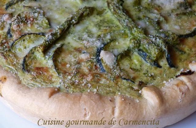 Tarte aux asperges et aux courgettes - Photo par Carmen