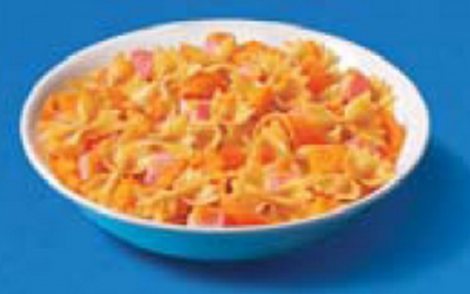 La recette orange des Mini Farfalle Piccolini - Photo par Edelman