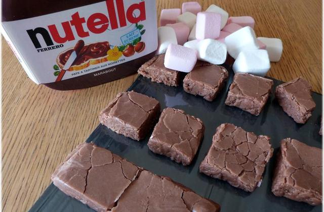 Fudge marshmallows et Nutella... - Photo par Steph unegrainedidee