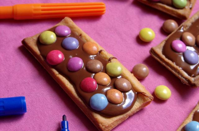 Barres chocolatées aux Smarties - Photo par idians
