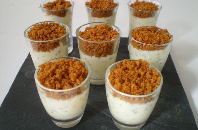 Verrine de crème de citron et spéculoos - Photo par bretond