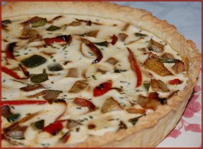 Tarte aux fenouils, poivrons et courgettes - Photo par newelm