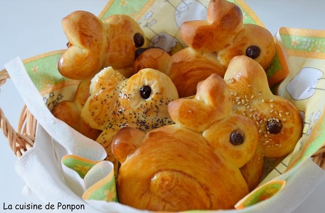 Brioche lapinou de Pâques - Photo par Ponpon
